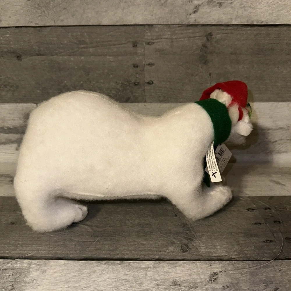 Annalee 2009 Polar Bear with Santa Hat 9
